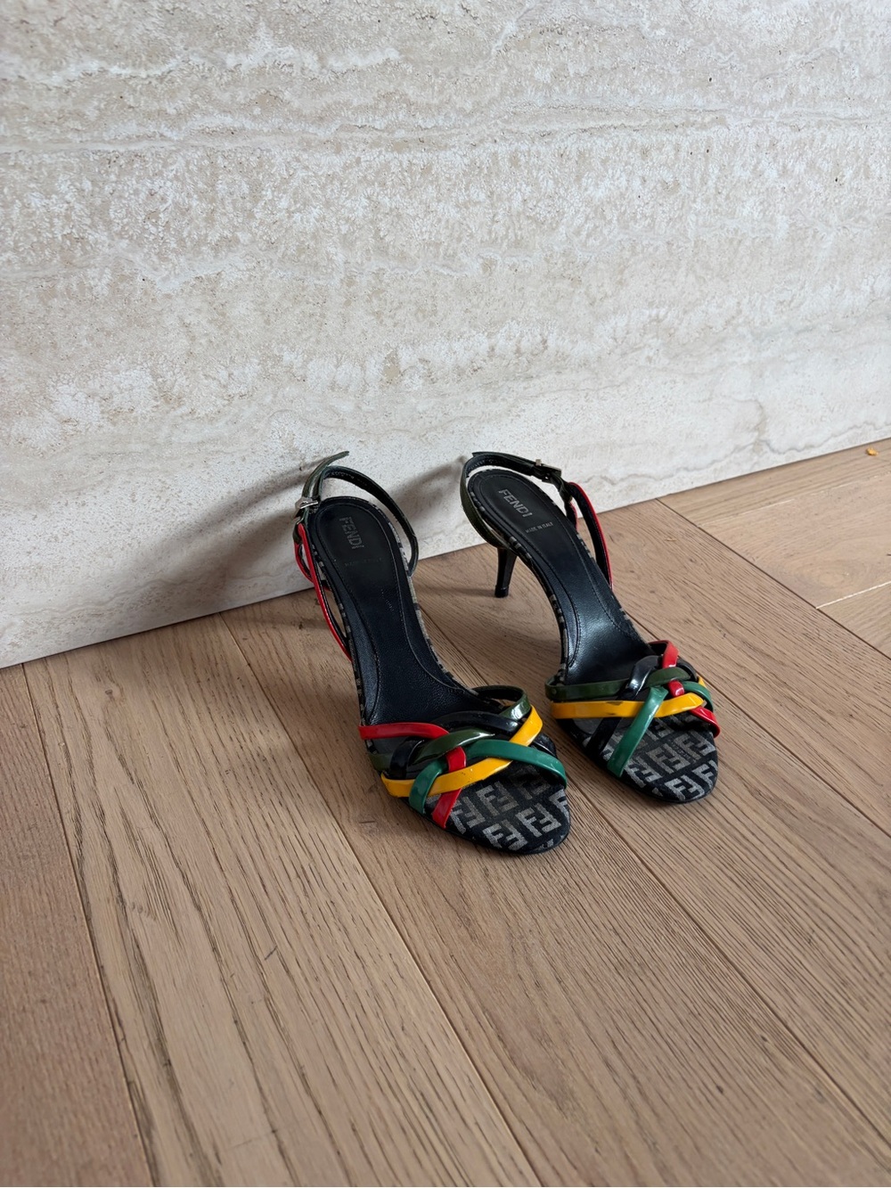 Fendi Multicolor Kitten Heel